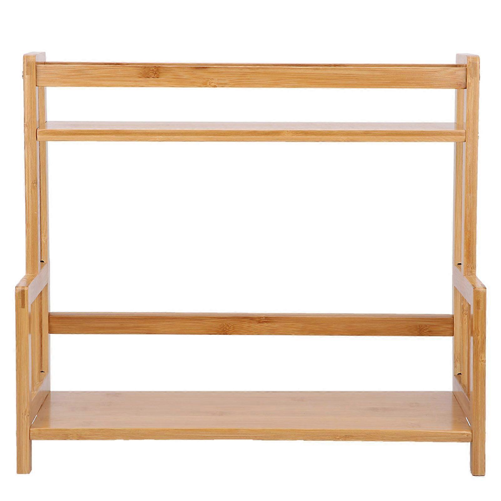 Multifunction Countertop 2-Layer Kitchen Spice Seasoning Rack Shelf Storage Organizer