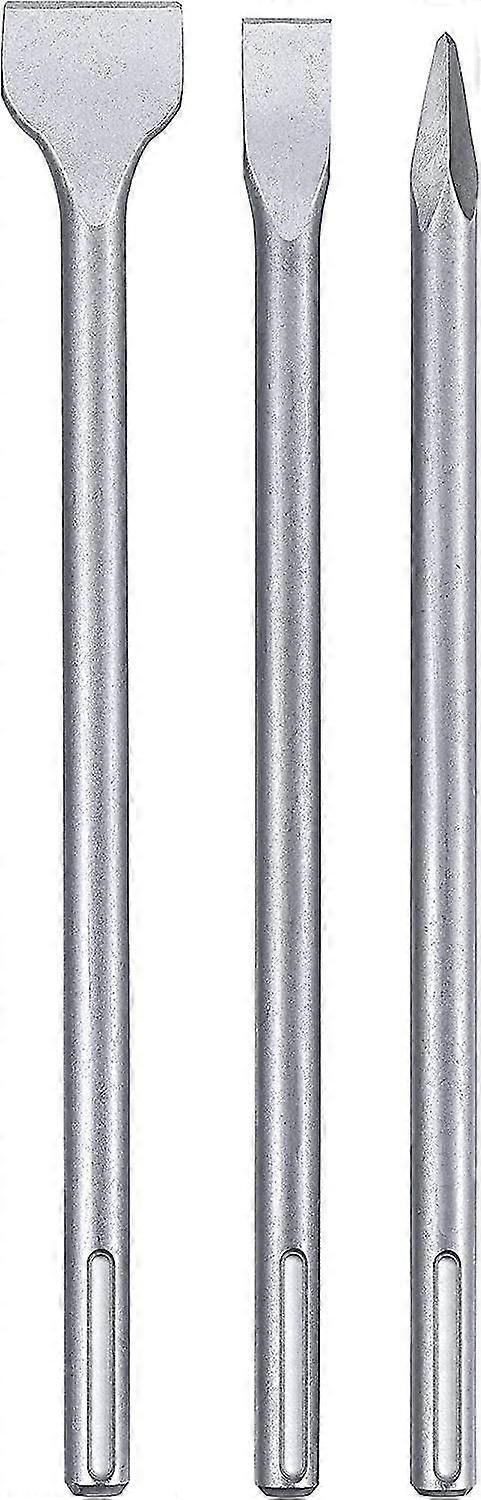 Set Of 3 Chisels For Sds-max Chuck Drills (3 Pieces, For All Sds-max Chuck Drill