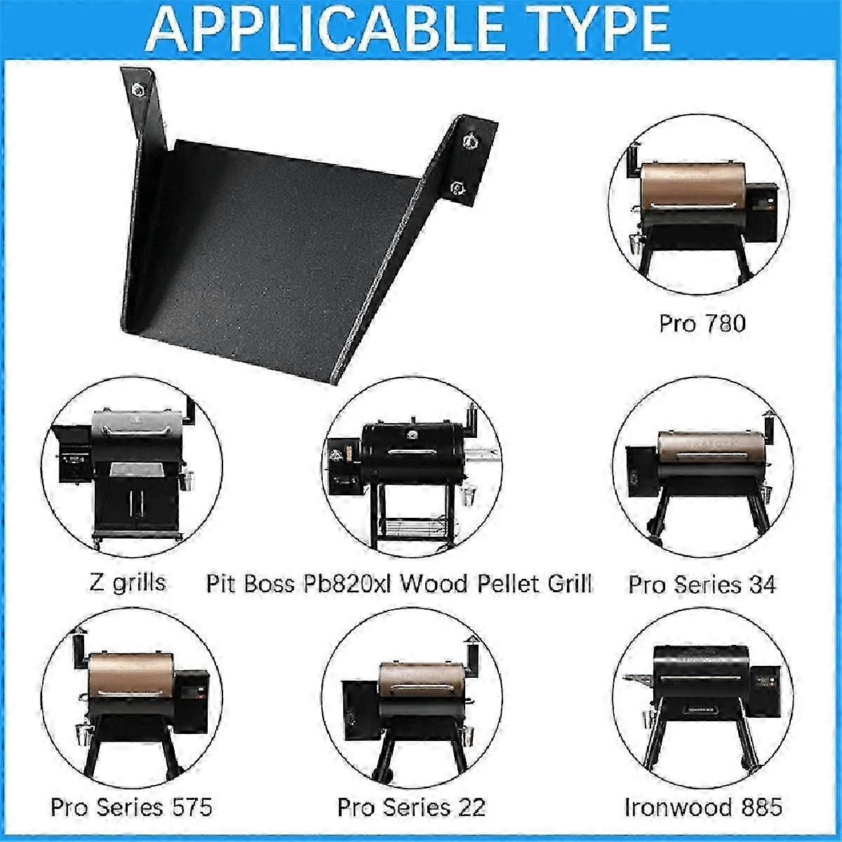 Smoker Pellets Helper Chute For Grill, Magnetic Cleanout Chute For Easily Collect Pellets, For Smoker