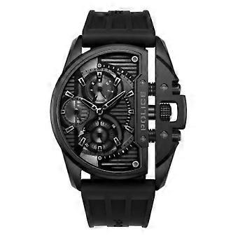 Police watches daintree Men's Analog Quartz watch with Silicone bracelet PEWGQ2203605