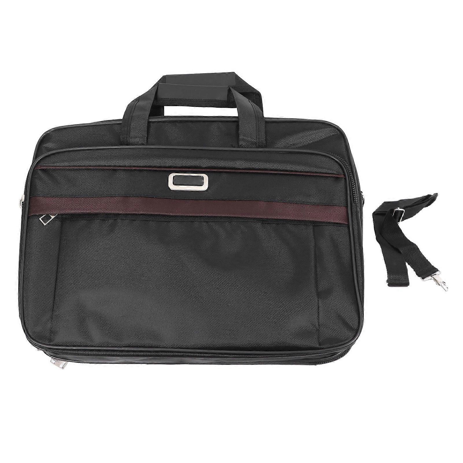 Men Computer Shoulder Bags High Capacity Briefcases with Shoulder Strap For Office Bussiness Trip