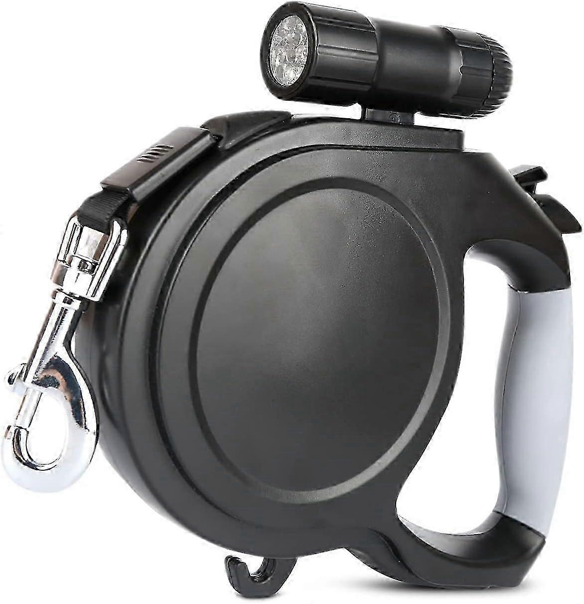 Dog Leash with LED Flashlight, Retractable Leash for Dogs up to 30kg with