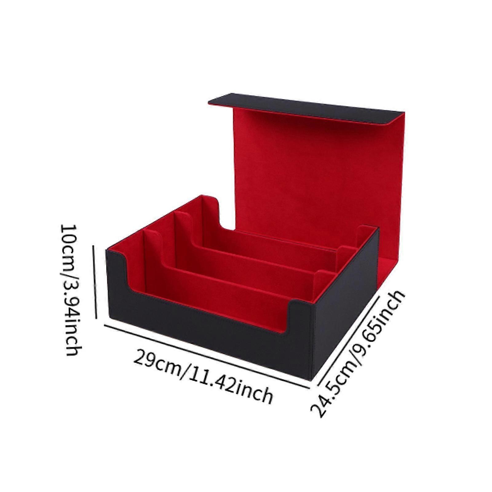 Estuche de cartas coleccionables para cartas de baloncesto, cartas  coleccionables, TCG negro y rojo