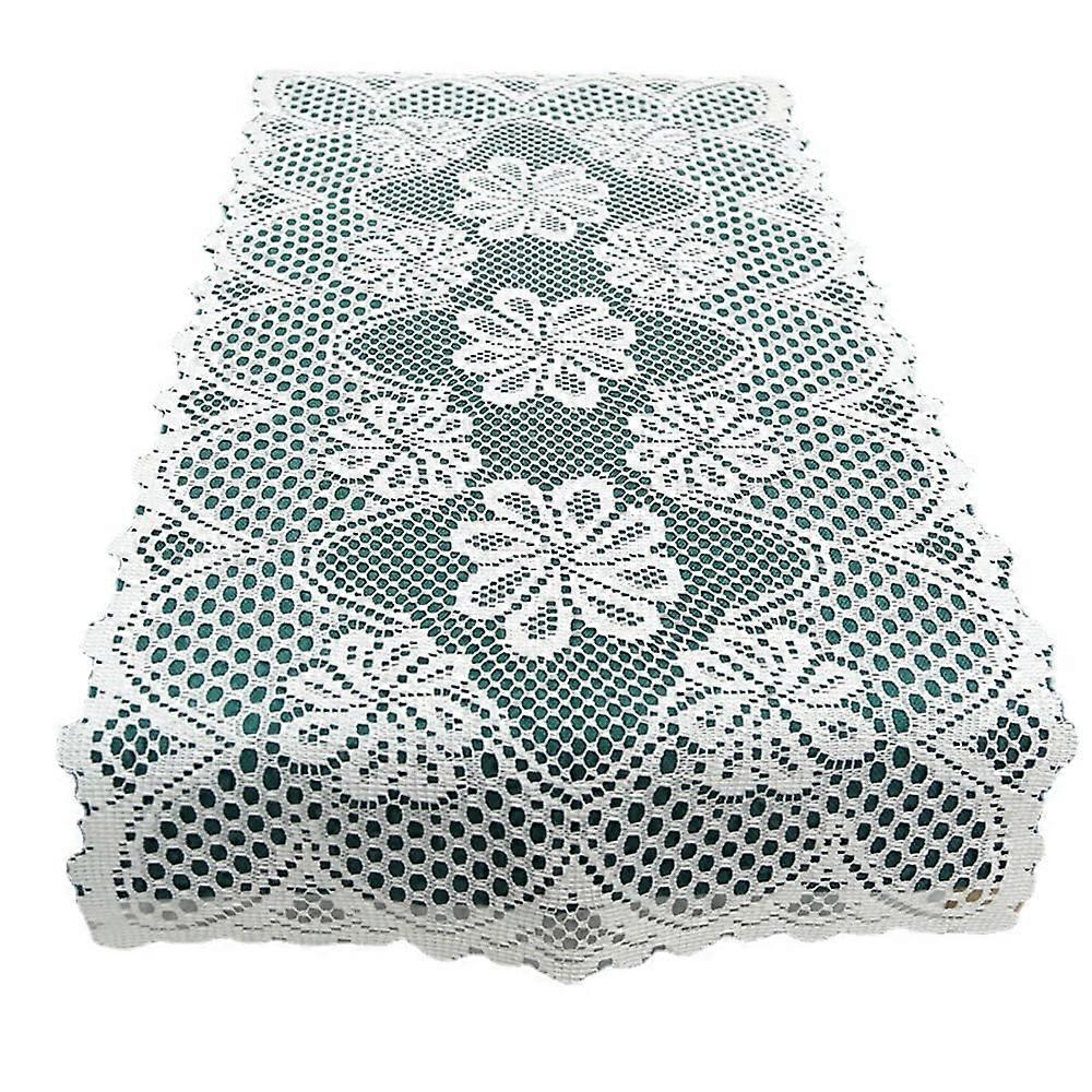 2 Pack Rectangular Lace Table Doilies for Dining Tables 15×30 Inch