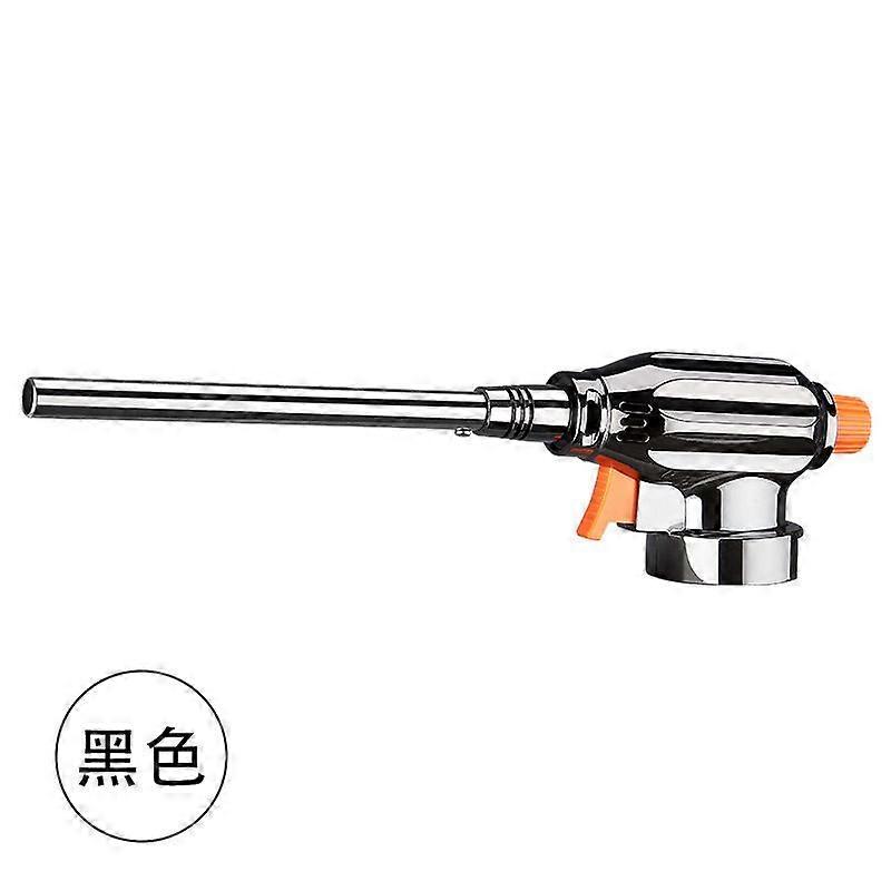 New Lengthened Thin Tube Card-Type Spray Gun Head Straight Blue Flame Barbecue Point Carbon Flame Gun Factory Price Wholesale
