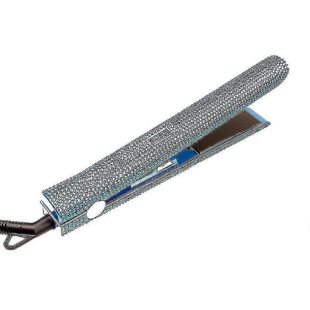 Professional Straightener And Curler, Dorisilk Titanium Flat Iron Diamond Straightener, 2 In 1 Straight Curler -ys