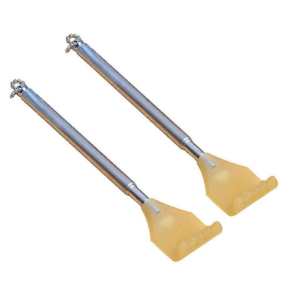 2pcs Home Portabletelescopic Self Massager Back Scratcher Stick Extendable Claw