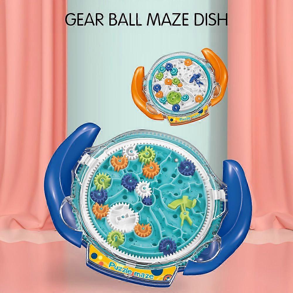 Maze Ball Labyrinth Board Game for Childeren Puzzle Games for Education and Fun 3D Maze Ball with Metal Ball Gear Board Perfect Gifts for Kids Aged 3+