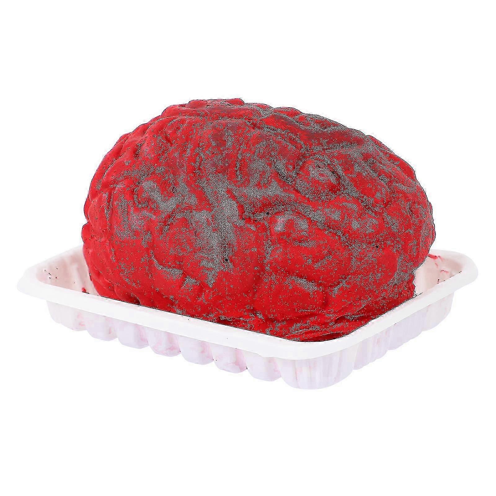 Halloween Decor - Fast Food Box with Brain Pattern Body Organs Prop