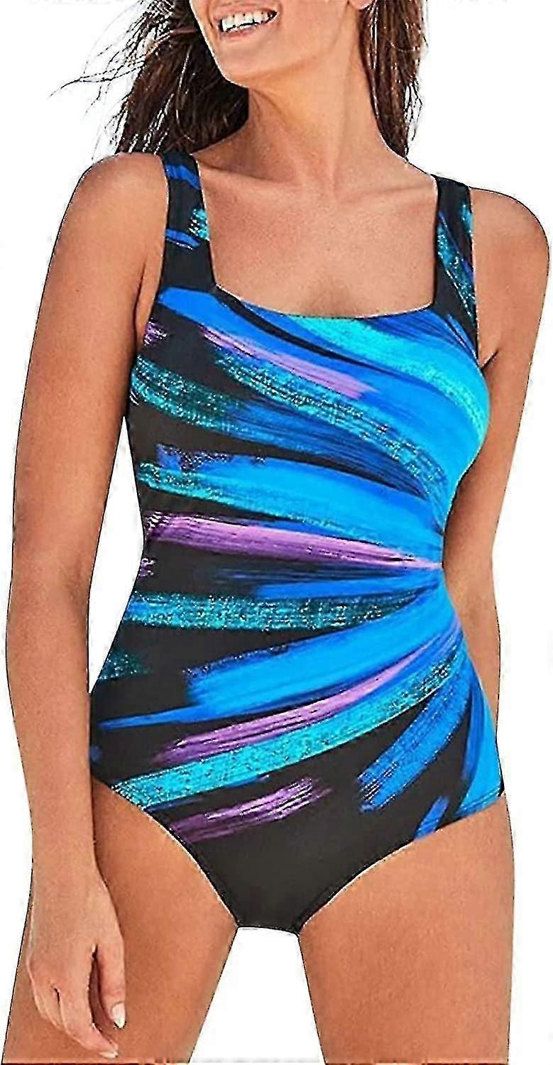 "Kvinders badedragt firkantet hals mavekontrol badetøj badedragt mave"