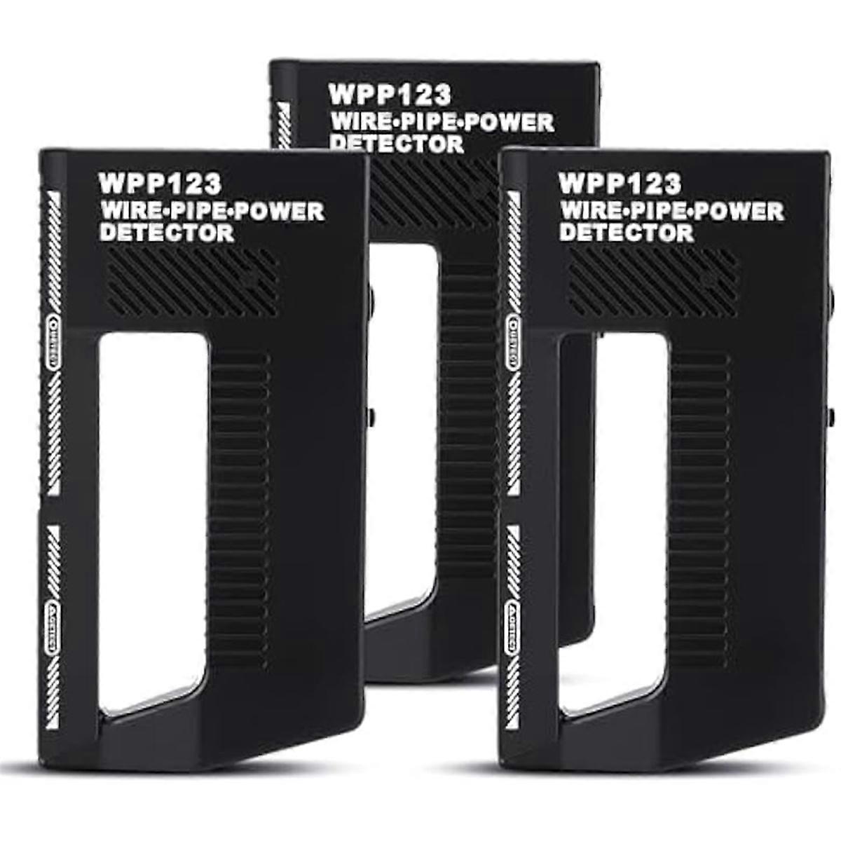 3pcs WPP123 Metal Detector, Wall Scanner Metal Detector,Adjustable Alert Pipe Power Wall Stud Finde