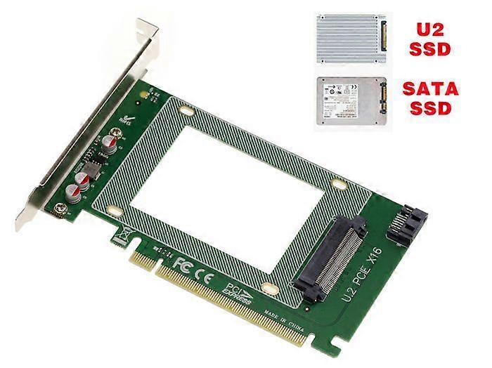KALEA-INFORMATIQUE PCIe x16 Card Type PCIe 3.0 for NVMe U.2 SSD or SATA SSD