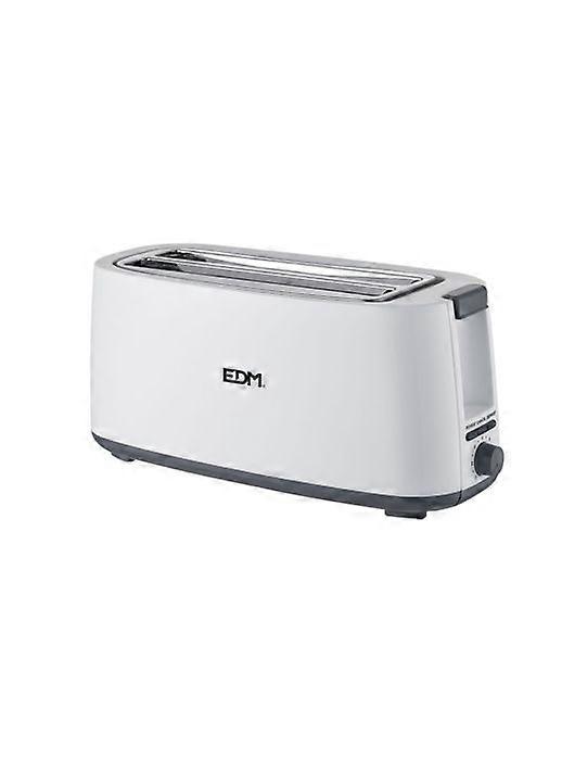 Edm Weißer Doppel-Langschlitztoaster - Edm