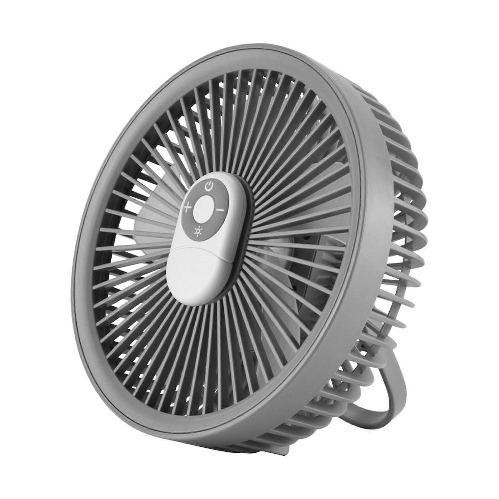 Quiet Small Ceiling Fan USB Rechargeable Tent Fan for Picnic