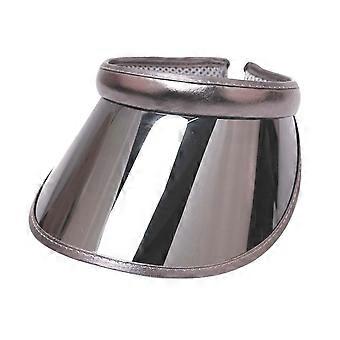 Fashion Empty Hat Outdoor Uv-proof Sun Summer Seaside for Men Women (Silver Grey)