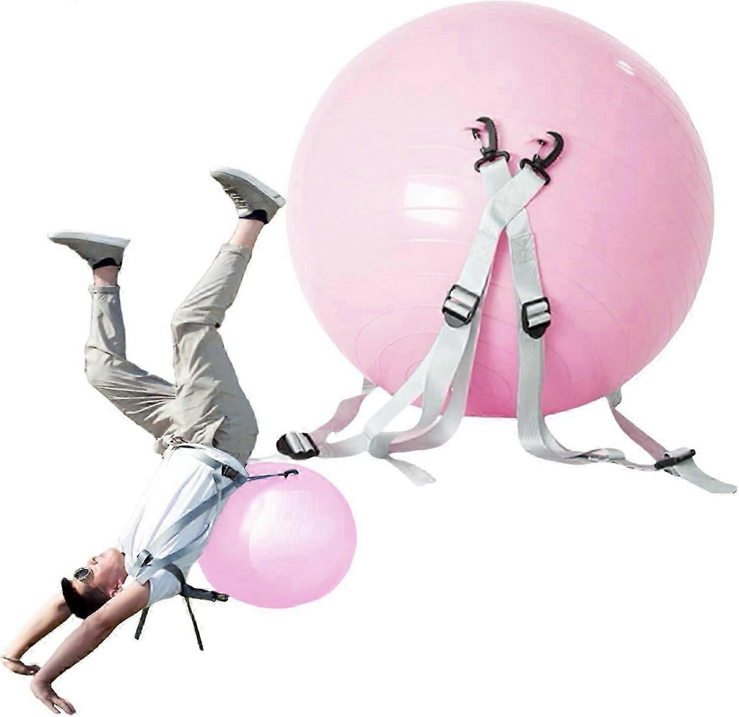 Somersault Auxiliary Ball Yoga Ball Anti Slip Automatic Return Lightweight Portable Adjustable Straps Somersault Assist Ball