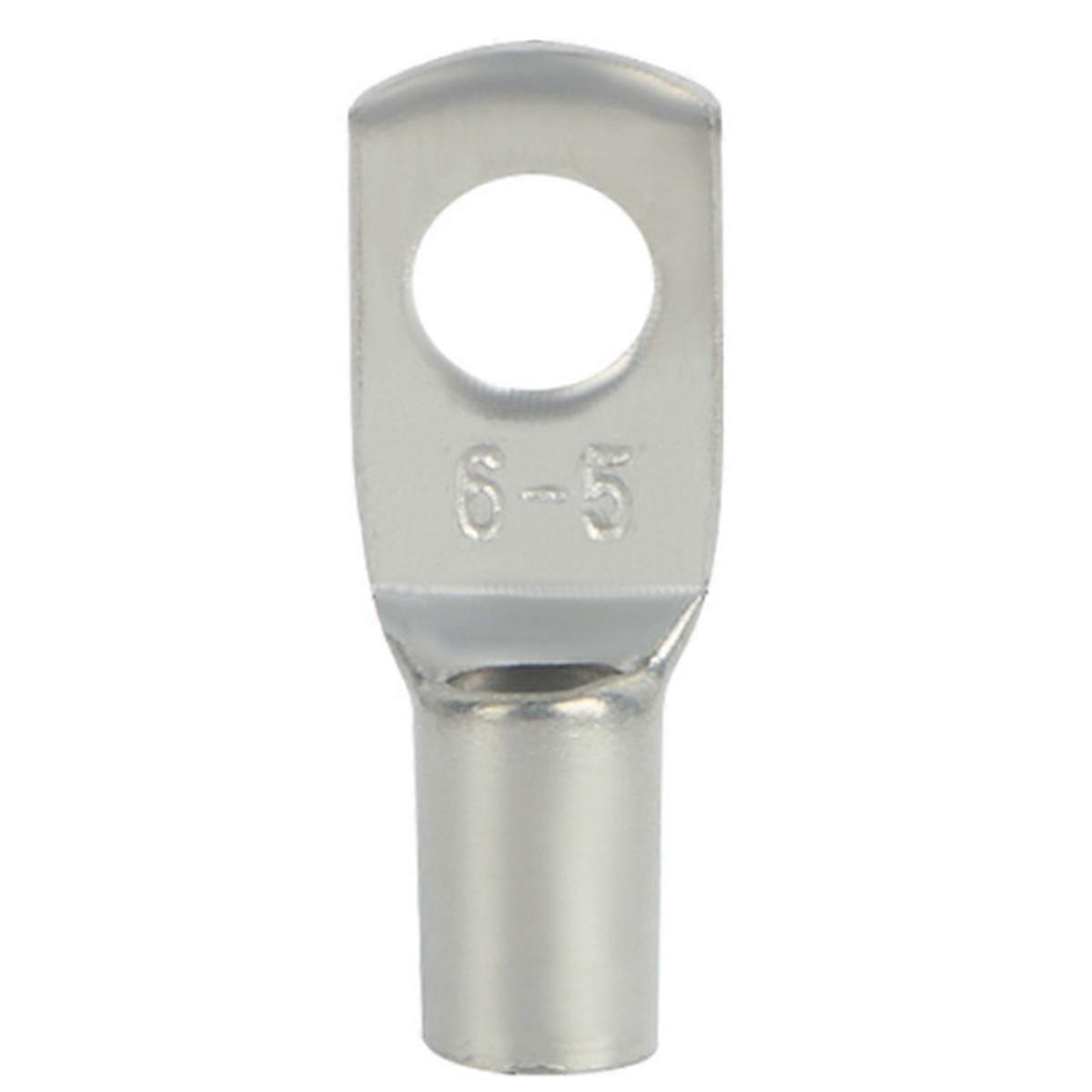 Copper Lug Loop Connector Cable Voltage Terminal SC6-5 Bare Copper Battery Block Lug Hole 500 Pcs