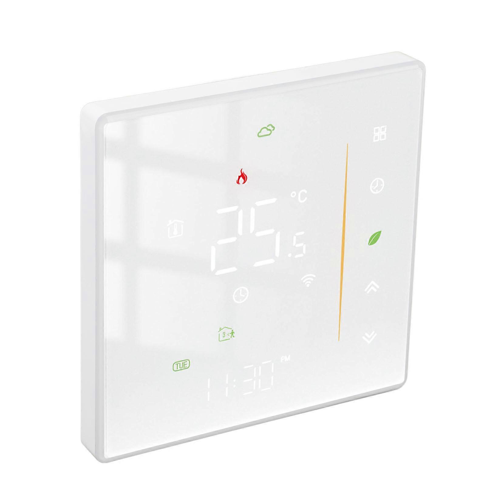 AC95-240V Smart Wifi Thermostat Touchscreen 6-Period Timer