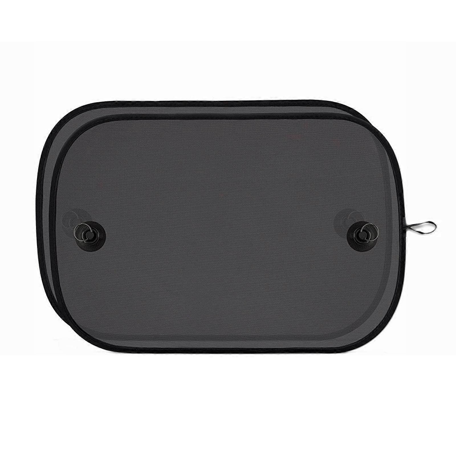 Suction Cup Vehicle Window Curtains Easy Installation No Tool Needed UV Protection Privacy Shade for Trunk Travel Supply 30X50cm