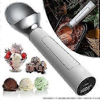 Heated Ice Cream Scooper,Stainless Steel Heated and Rechargeable Ice Cream Scoop,Electric Ice Cream Scoop with LED Display,IP67 Waterproof