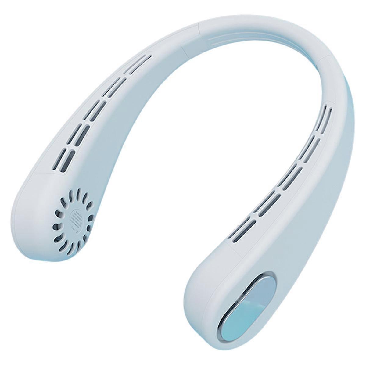 Portable Neck Fan, Bladeless Personal Fan, White