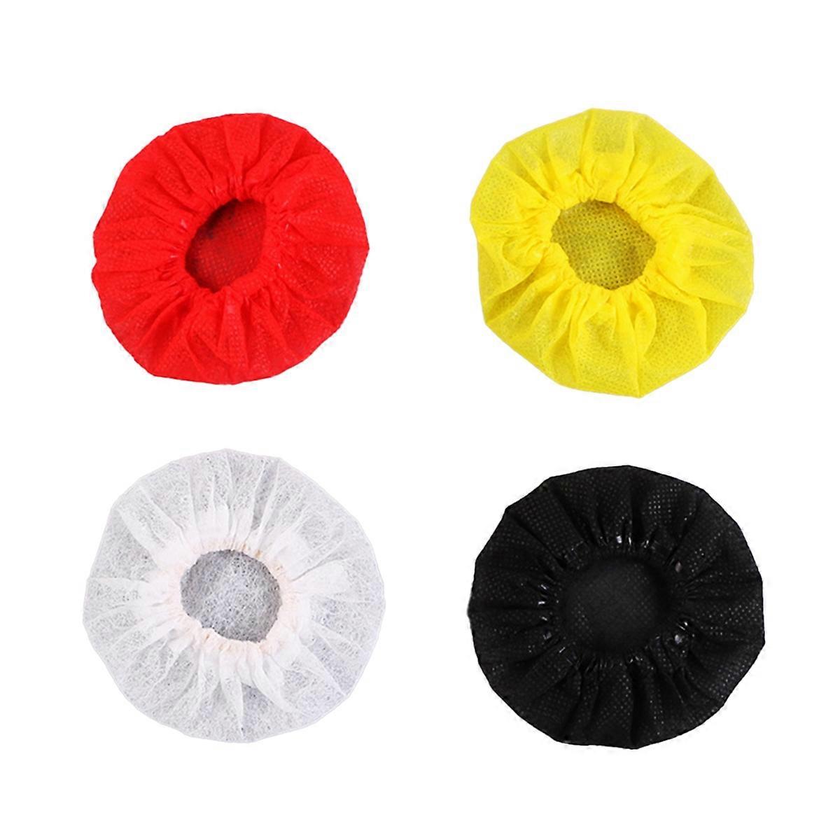 400Pcs Disposable Microphone Cover, for KTV Recording Studio 4 Color