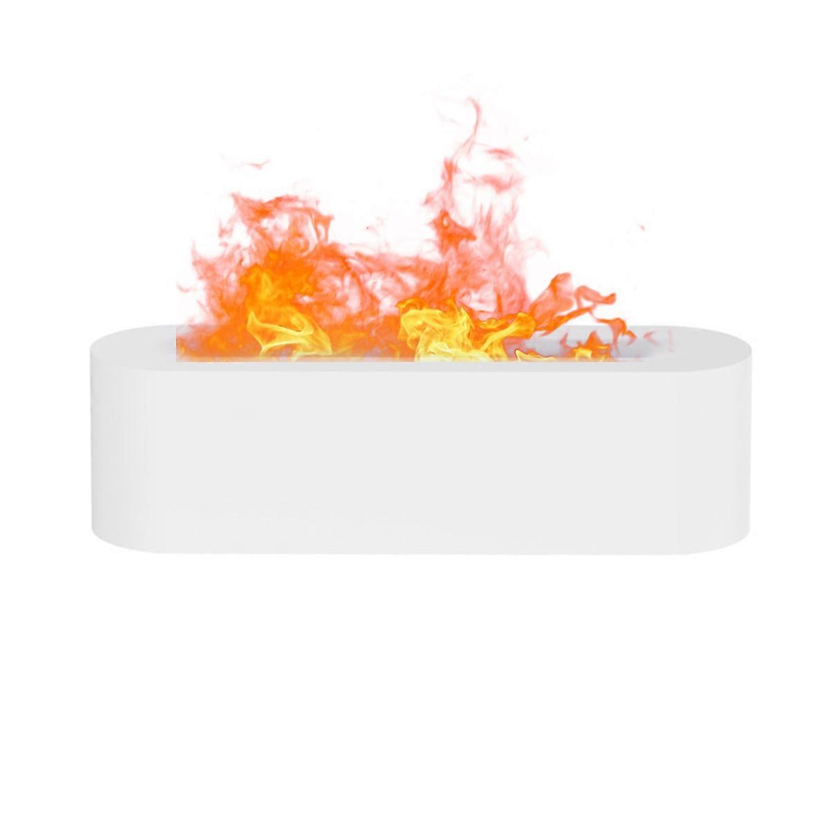 Essential Oil Diffuser, Fireplace Fire Flame Aromatherapy Diffuser, 150ml Ultrasonic Cool Mist Humidifier, Scent Aroma Diffuser with 7 Colors Light,