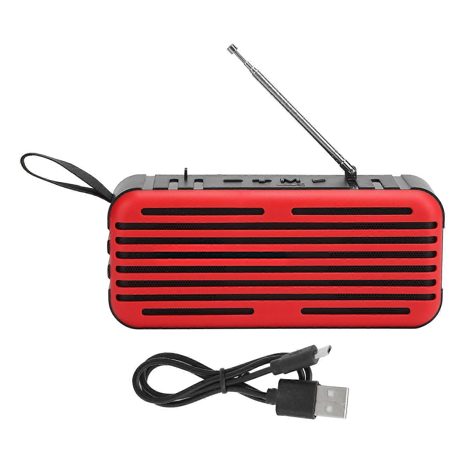 Wireless Bluetooth Speaker with Antenna Solar LED Mini Loudspeaker Box for Mobile Phone