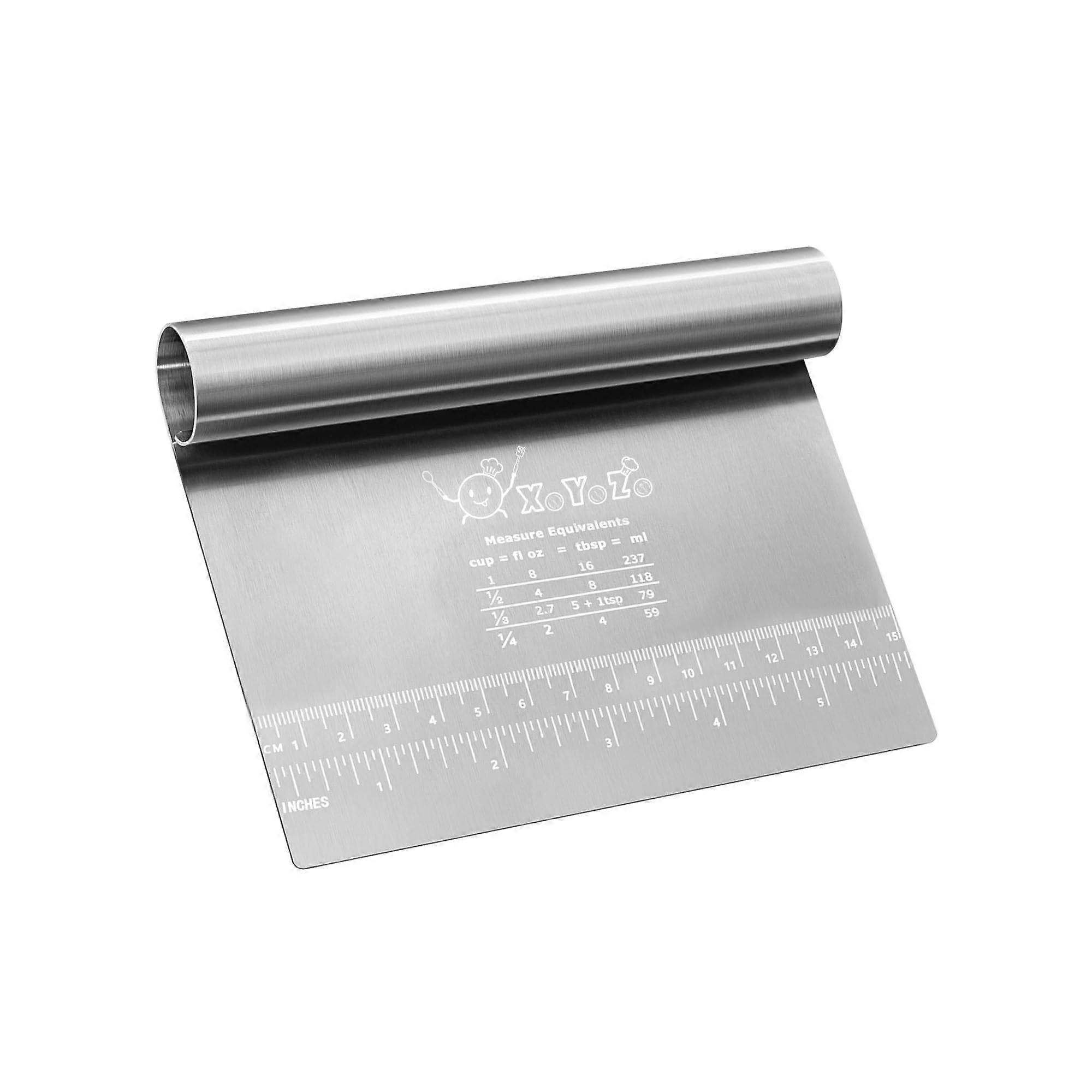 Counter Bench Pile Dough Cake Cutter - Stainless Steel Kitchen Knife for Butter, Cake, Onion, Vegetable Cutting