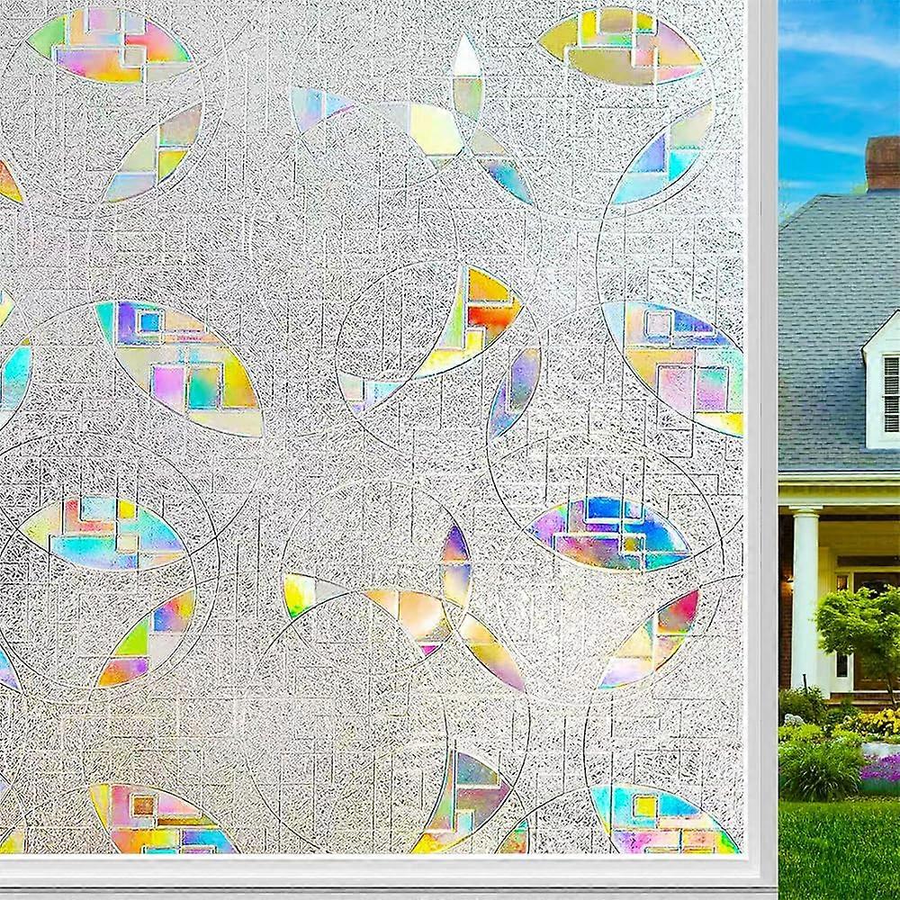 玻璃窗膜，彩虹窗膜隐私，90 x 200cm