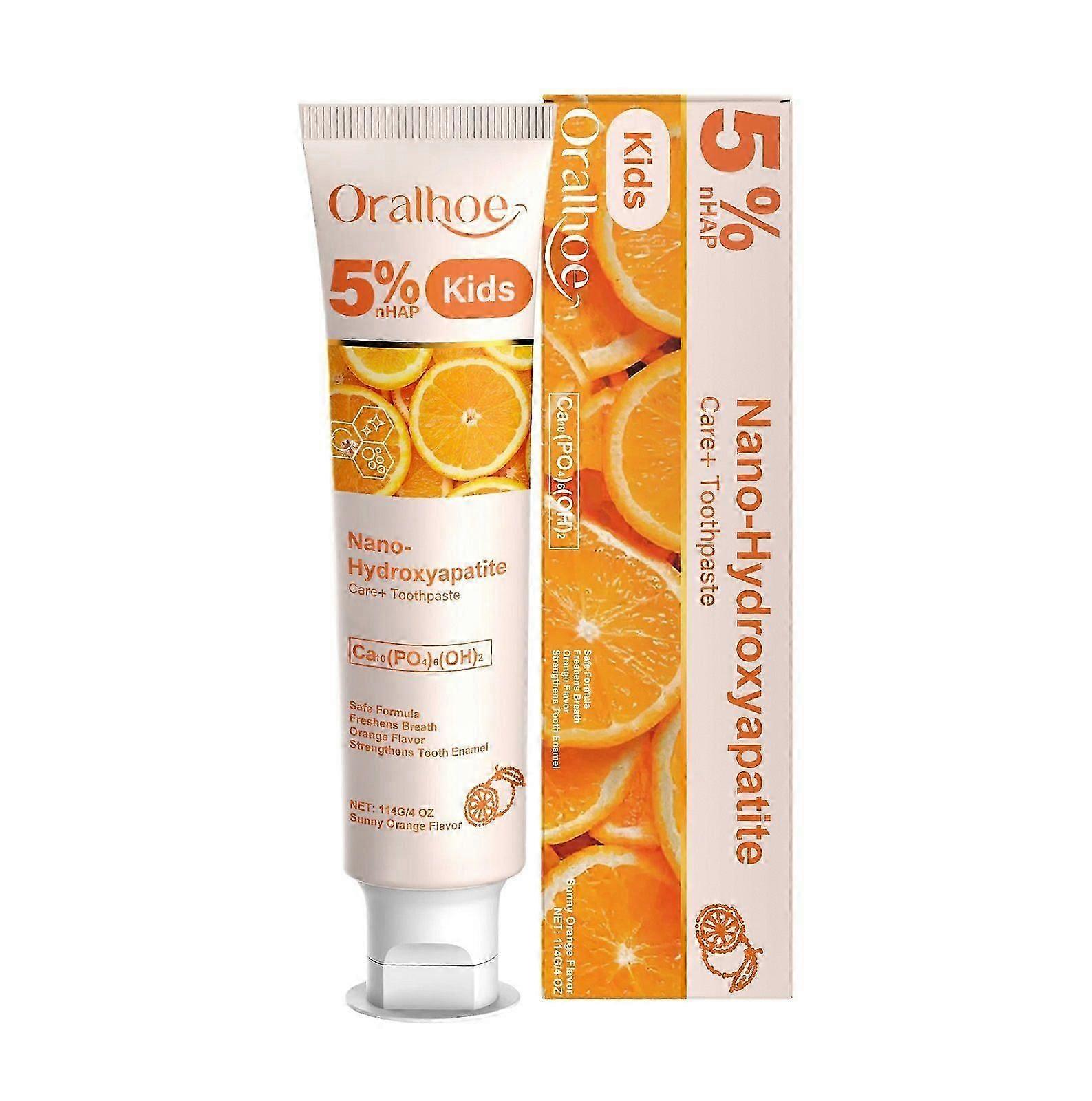 Hydroxyapatite Toothpaste for Kids Enamel Protection, Gentle and Effective Formula, Fluoride-Free Toothpaste for Sensitive Teeth