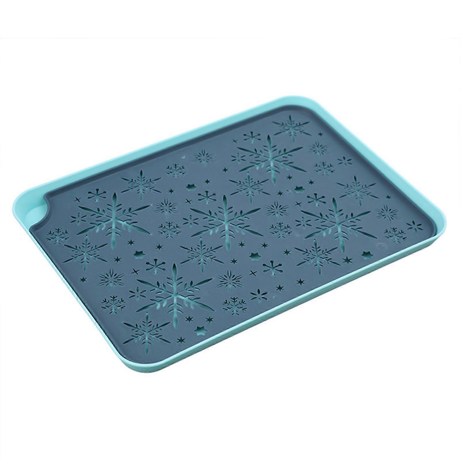 Drain Multifunctional Innovative Nordic Style Rectangular Dish Drainer with Drip Tray for Dishes Cups Fruit Tea