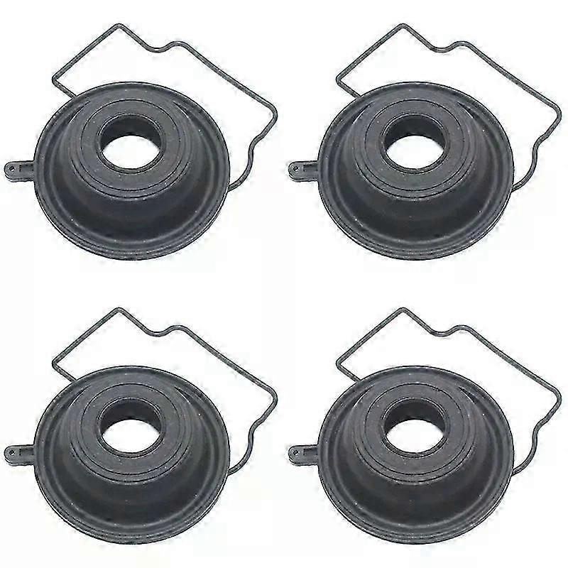 يخدع 4 مجموعة ل ZX600D ZZR600D ZX ZZR 600 1990-1995 ZX600 ZZR600 طقم إصلاح المكربن تعويم صمام مقعد فراغ الحجاب الحاجز