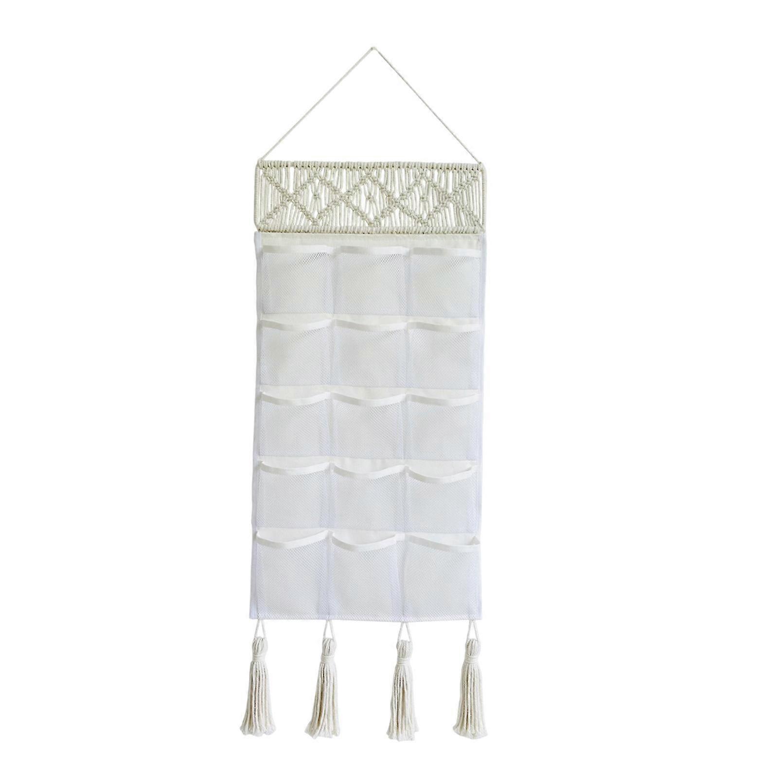 Wall Mounted Storage Bag Organizer Rack Multi Pockets Hanger Bag Creative Door