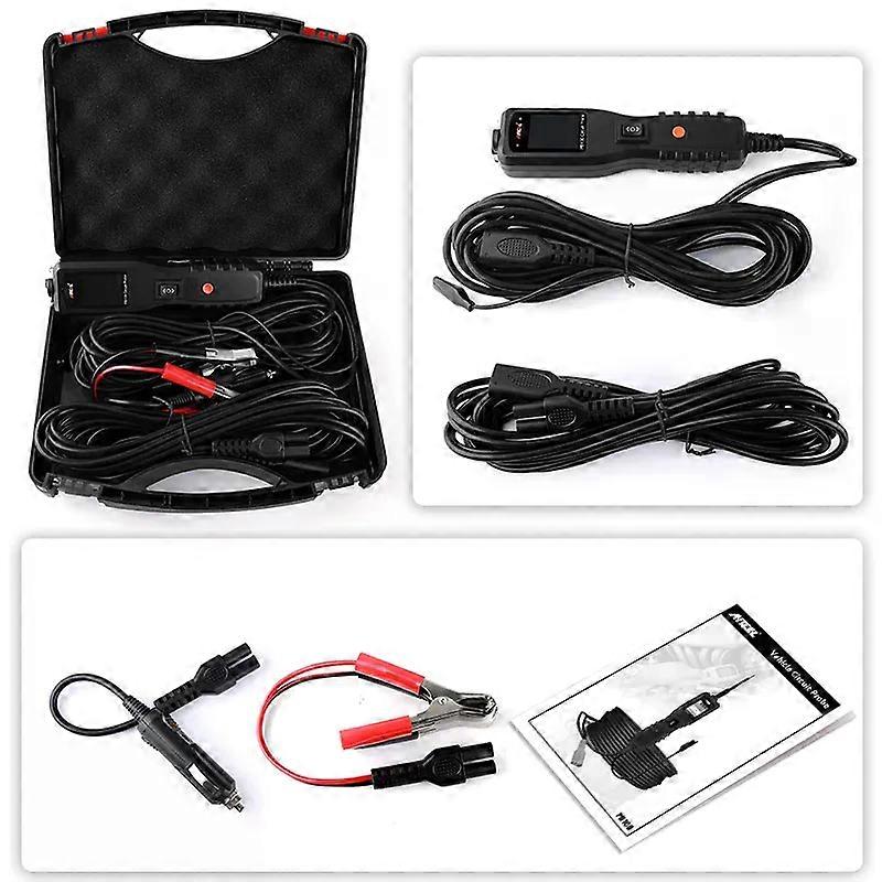 Ancel PB100 Tester per circuiti automobilistici Kit sonda per circuito di alimentazione Impianto elettrico Strumenti per officina meccanica Scanner di potenza 24V 12V