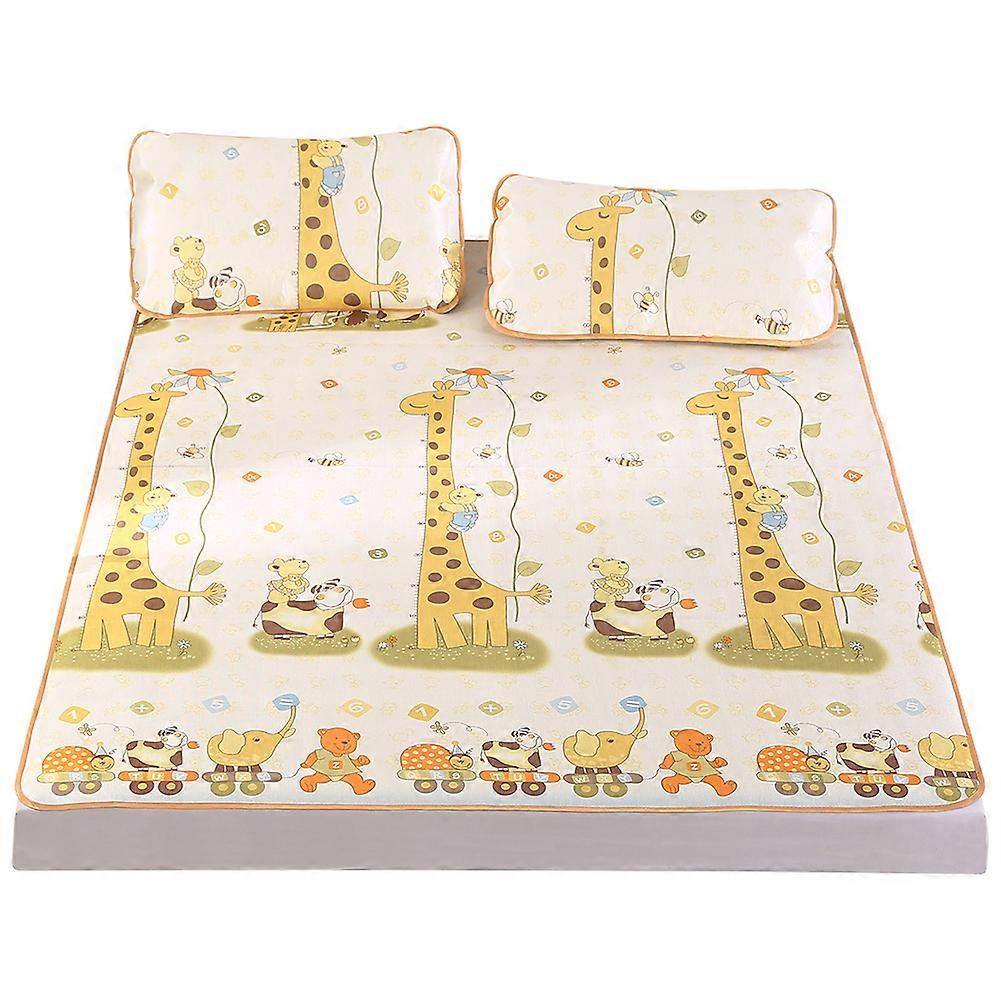 3Dプリント折りたたみ式折りたたみ式サマーアイスシルクカバー冷却マット(枕カバー付き)(ツインXL)