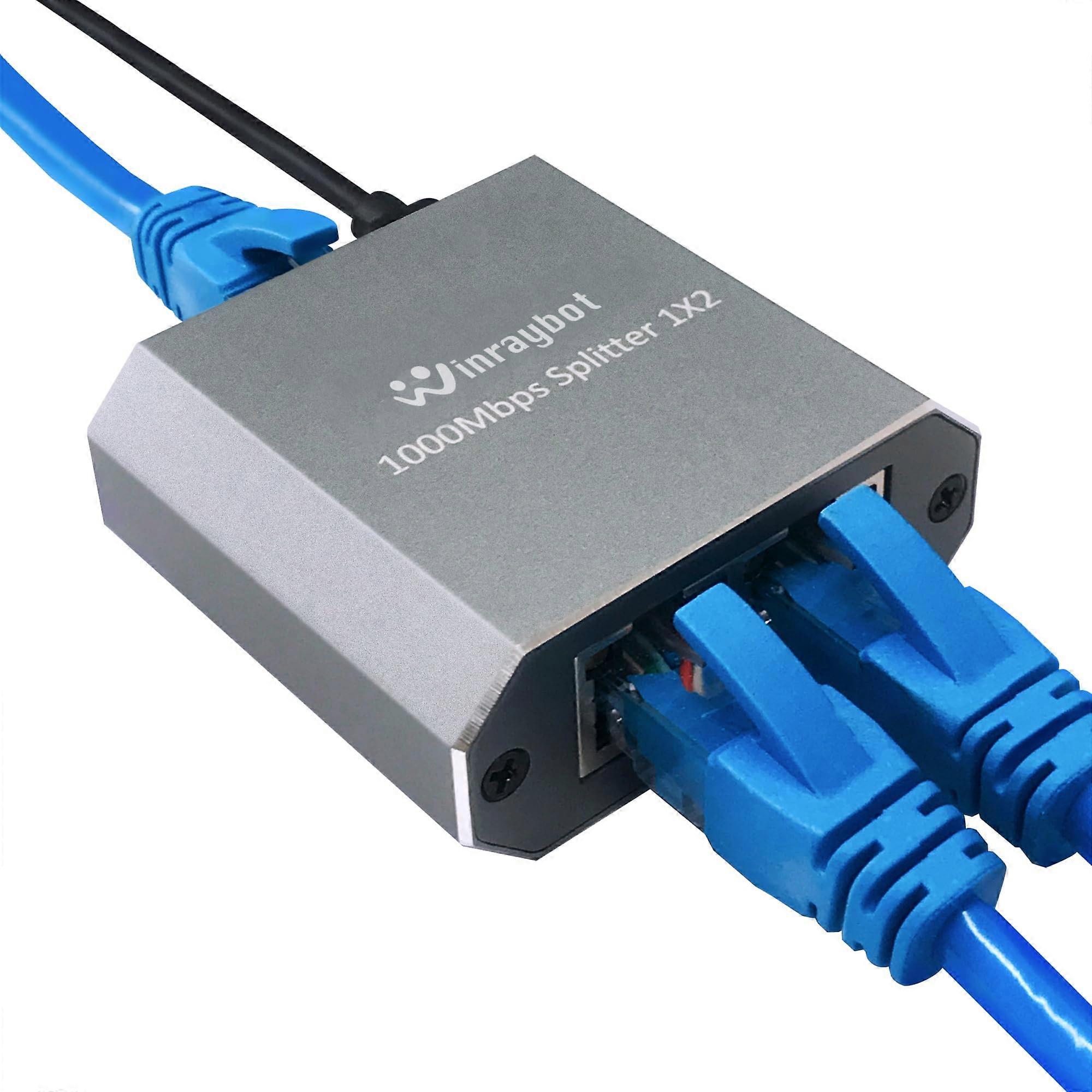 High speed Ethernet splitter for cat 6 and cat 5 networks