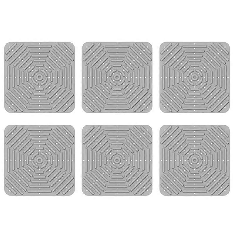 6Pcs Washable Chicken Nesting Boxes for Chicken Coop, 12x12In Grey