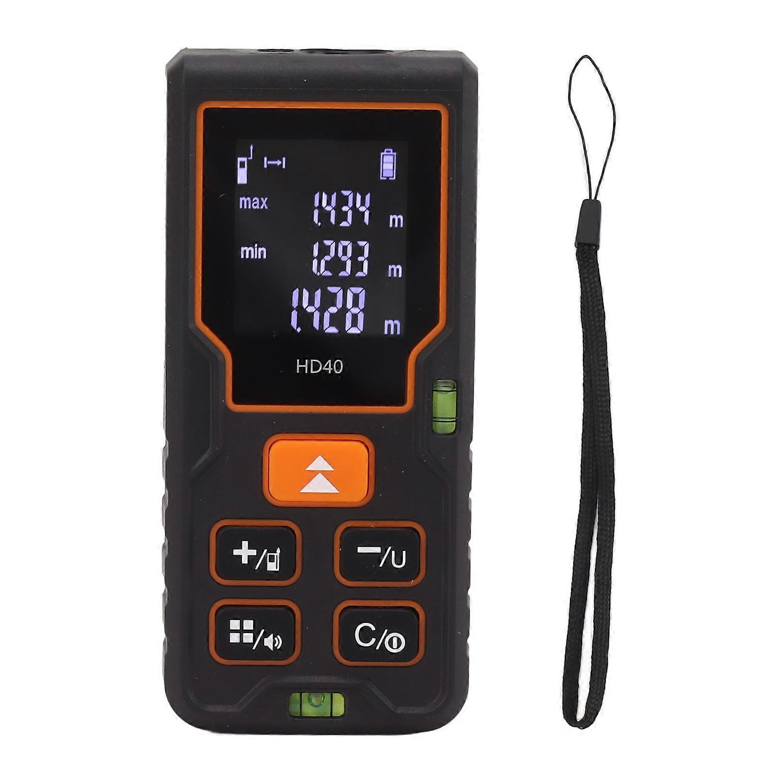 Measure High Accuracy Portable Digital Laser Distance Meter Measurement Tool for Apartments Buildings Factories Construction Industries