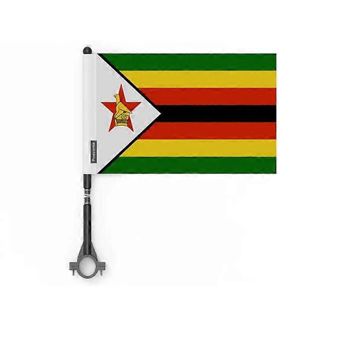 Flag - Zimbabwe - 14 x 21 cm - 5 pieces - Polyester - Double-sided print