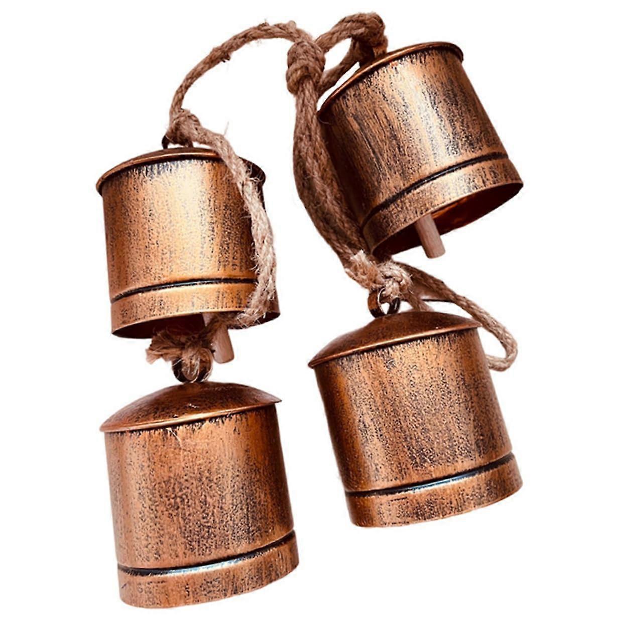 Loud Calling Bells for Farm Cattle - Metal Cowbells Anti-Lost Animal Devices, Noise Decorations, Durable and Weatherproof