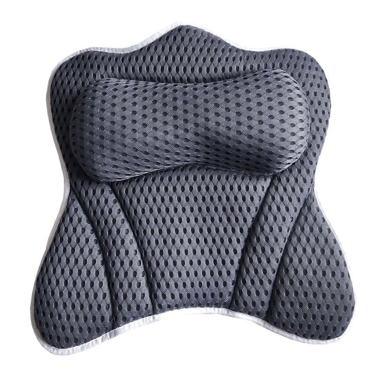 Oreiller de baignoire Ventouse Oreiller de bain pour support d’appui-tête de baignoire, imperméable, mousse douce, design ergonomique