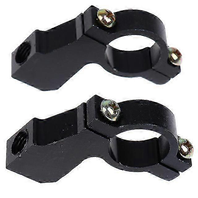 2pcs Universal Motorcycle Bike Rear View Mirror Bracket Adapter Holder Clamp