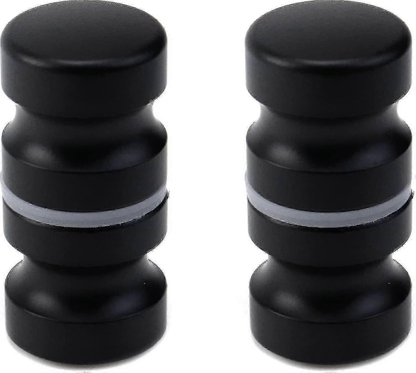 2pcs Black Bathroom Pull Handles, Shower Glass Door Knobs, Back To Back Shower Door Knobs
