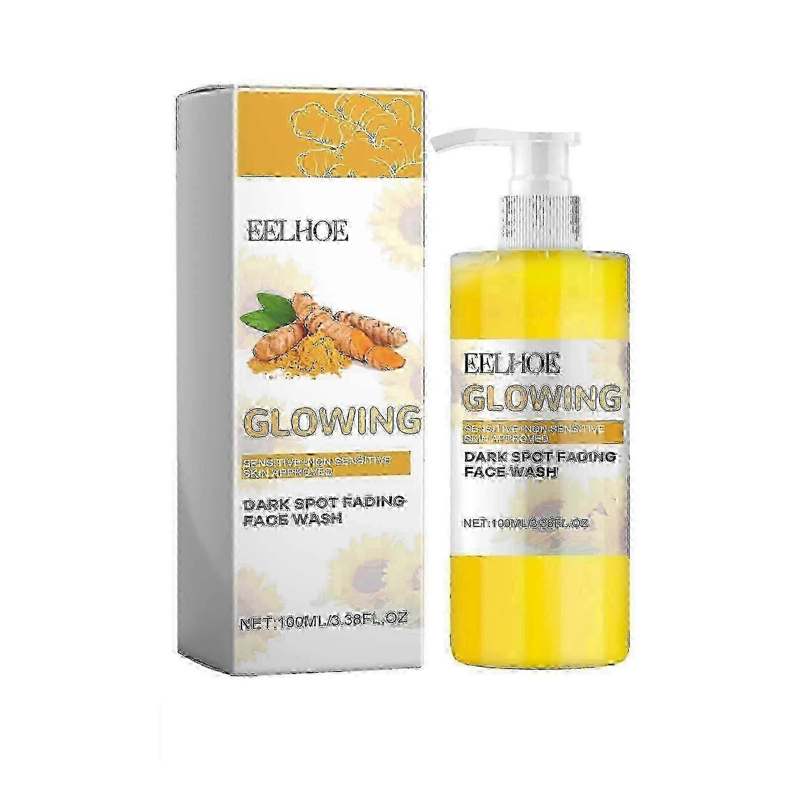 Turmeric Whitening Cleanser Deep Cleansing Face To Remove Makeup Refreshing And Non-Tight Turmeric Cleanser