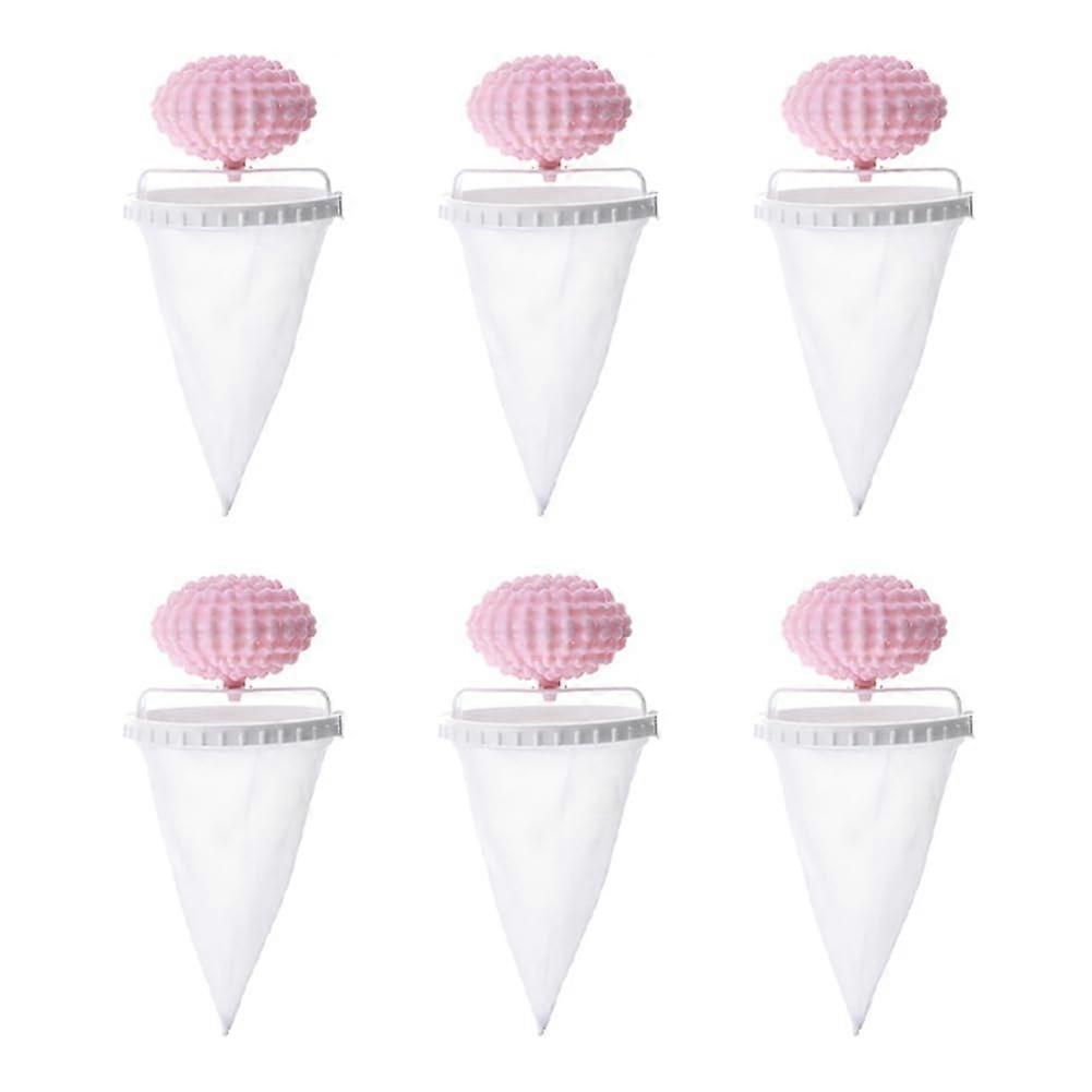 6pack floating hair filter nets for removal, hair remover for the laundry, lint catcher for the washing machine B
