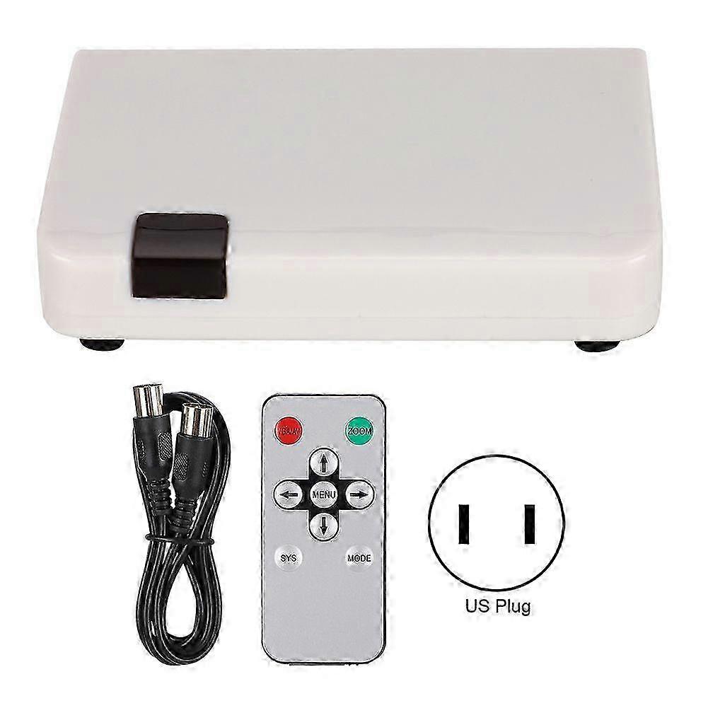 HDMI to RF High Definition Signal Converter Box for Wired Signal Transmission 1080P Audio Video Synchronization 110-240V White US