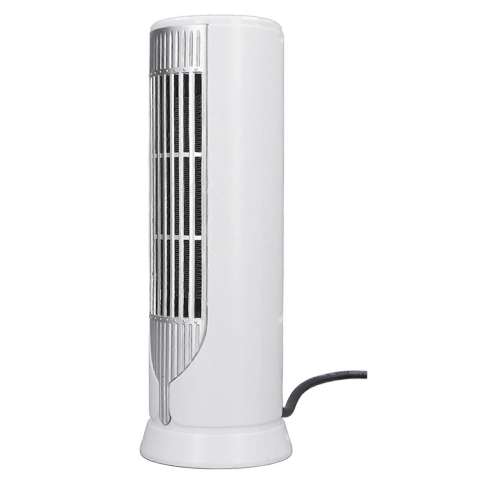 Tower Space Heater for Indoor Use PTC Ceramic Heating 1000W Quiet 2 Levels Small Space Heater White US Plug 110V 