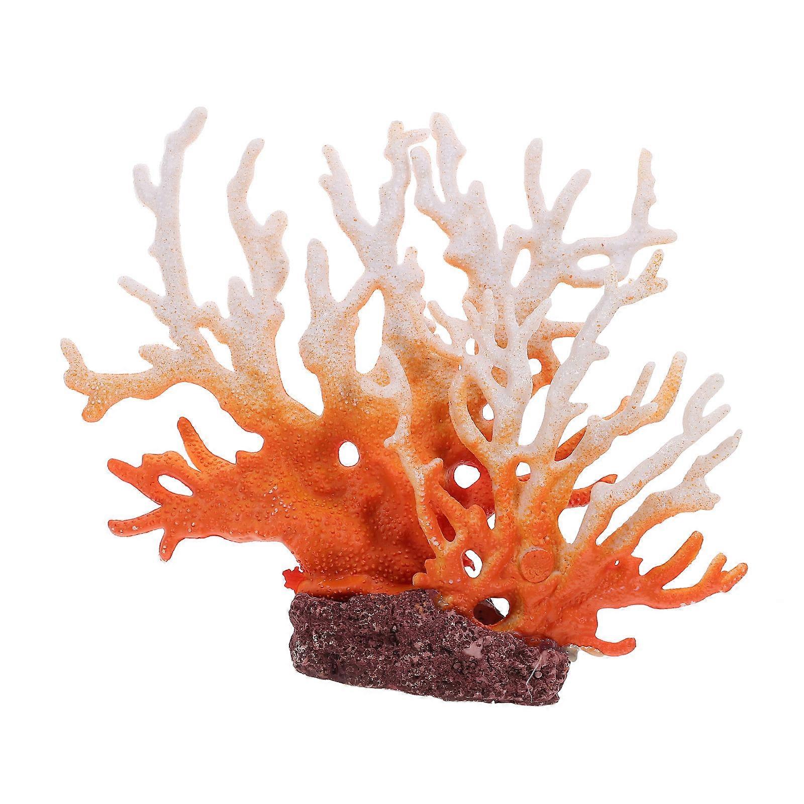 Resin Coral Aquarium Decoration, Maintain Lifelike Underwater Effects