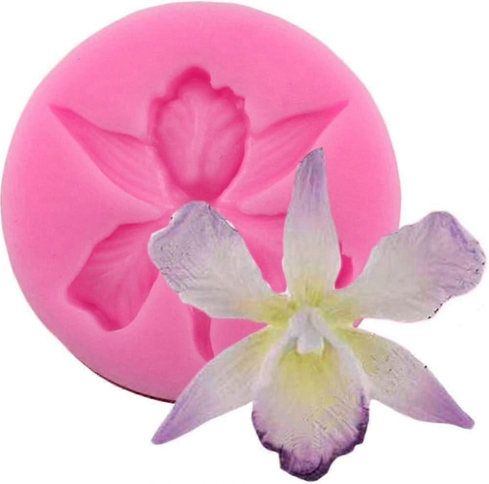 Orchidee Schokolade Fondant Form Blume Blüte Silikon